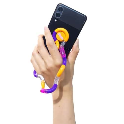 Tangle-Phone-Fidget-oranje paars